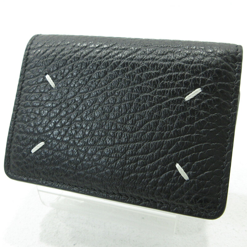 【中古】Maison Margiela | メゾンマルジェラ 三つ折り金入れ 三つ折り金入れ S36U10416 黒いこと【三重中央局】