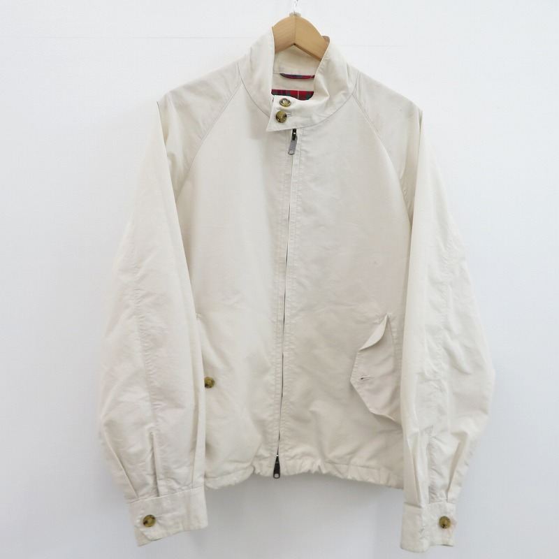 【中古】BARACUTA | バラクータ スイングトップ ホワイト サイズ：42【瀬戸大橋店】｜お宝市番館 11,928円
