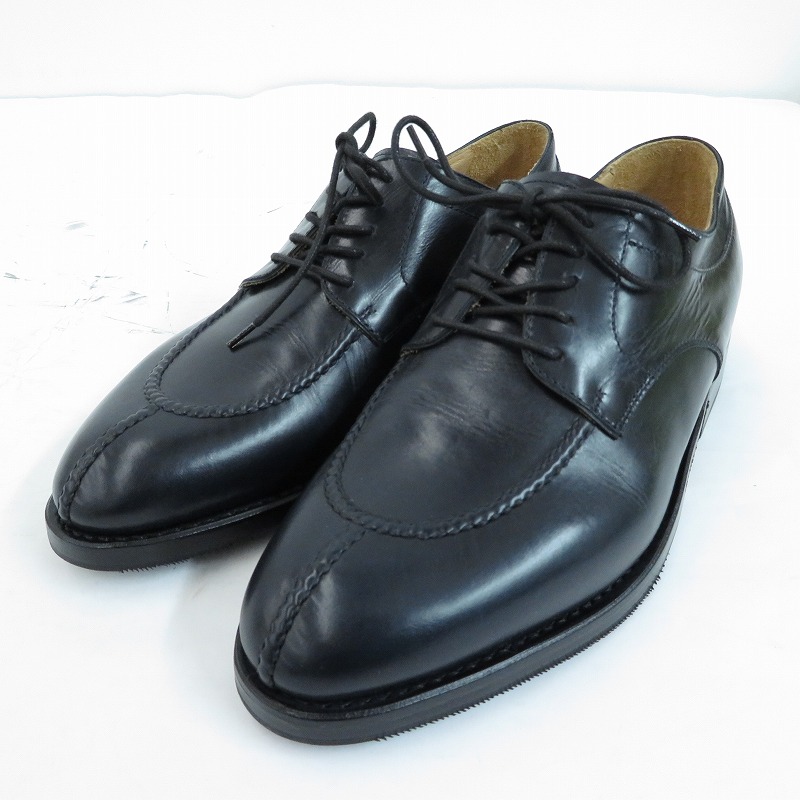 【中古】 ハンドソーン Uチップ その他靴 レザーシューズ GINO RAIMONDI ブラック 23cm【瀬戸大橋店】