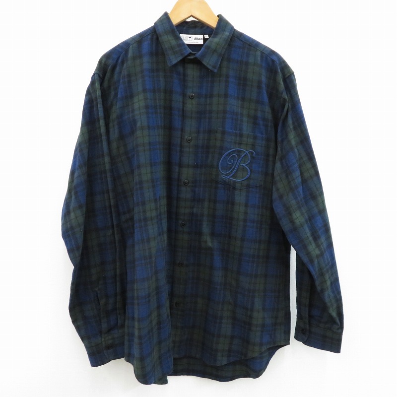 【中古】BlackEyePatch | ブラックアイパッチ 長袖シャツ ブルー サイズ：XL【瀬戸大橋店】