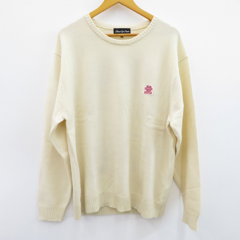 楽天市場】THE BLACKEYEPATCH ブラックアイパッチ kamon knit sweater