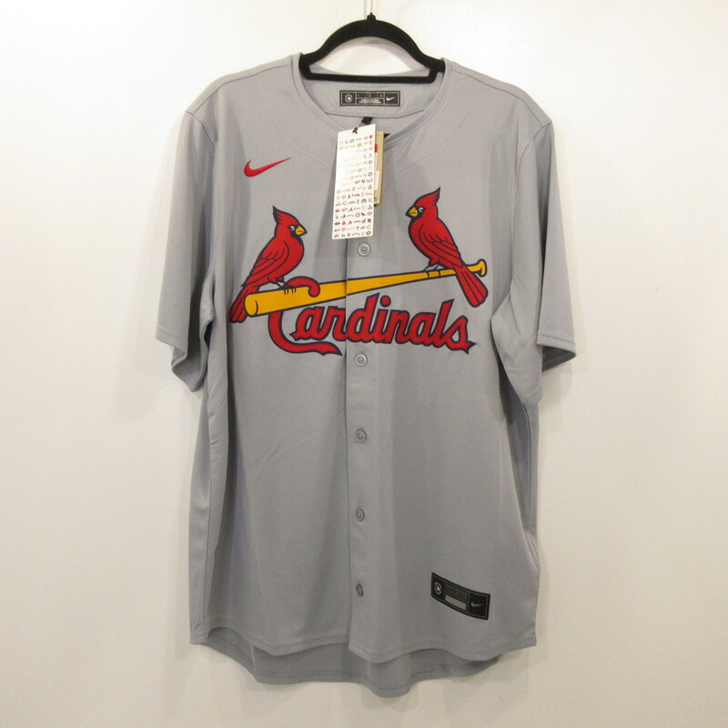 【中古】NIKE | ナイキ MLB St. Louis Cardinals ROAD LIMITED JERSEY 半袖プルオーバー T7LM-SCRD 薄墨色 大きさ：L【姫路東店】