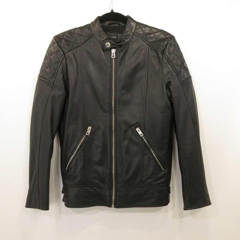 【中古】DIESEL | ディーゼル レザー ブラック サイズ：S【姫路東店】