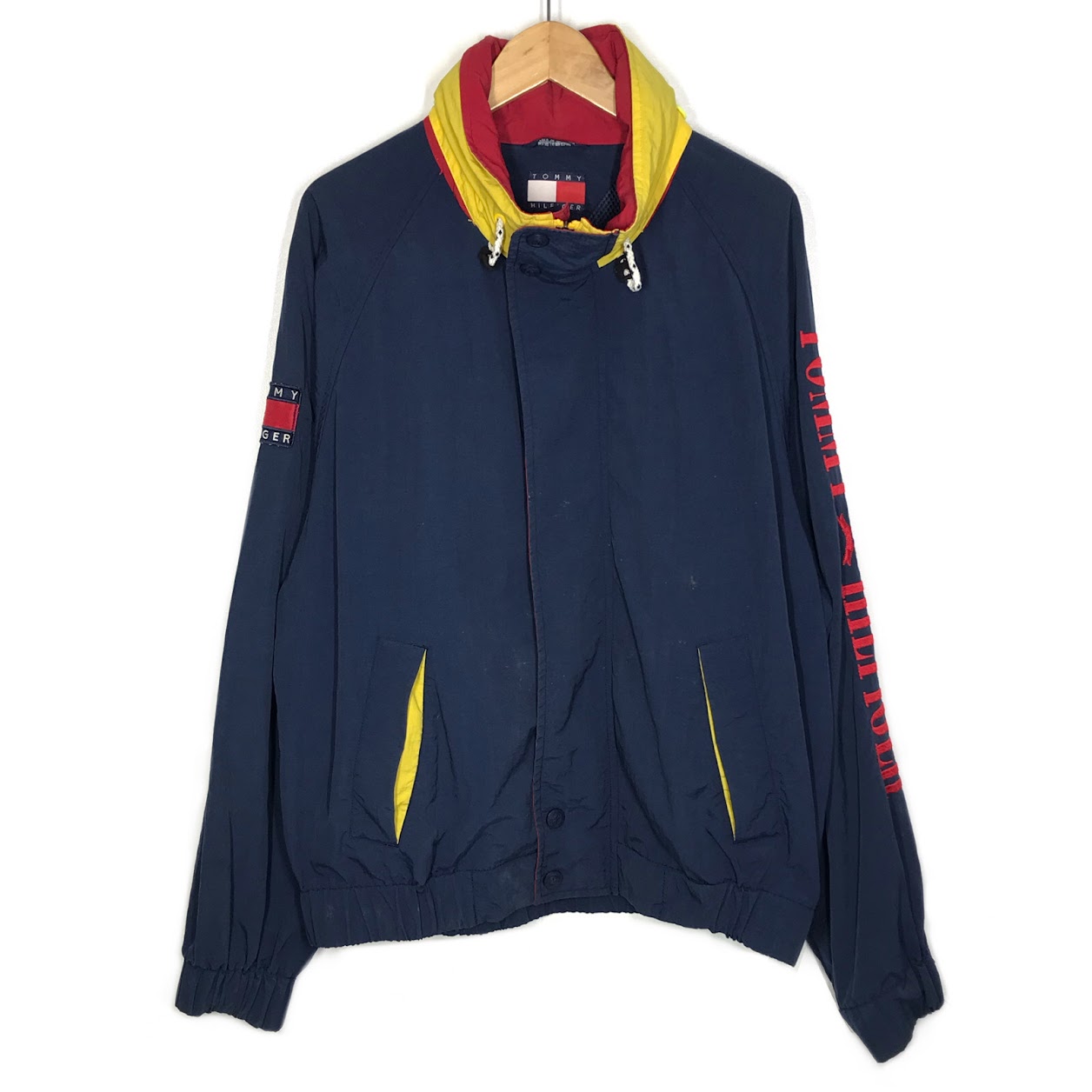 楽天市場】90s 希少サイズ S □ トミーヒルフィガー ナイロン