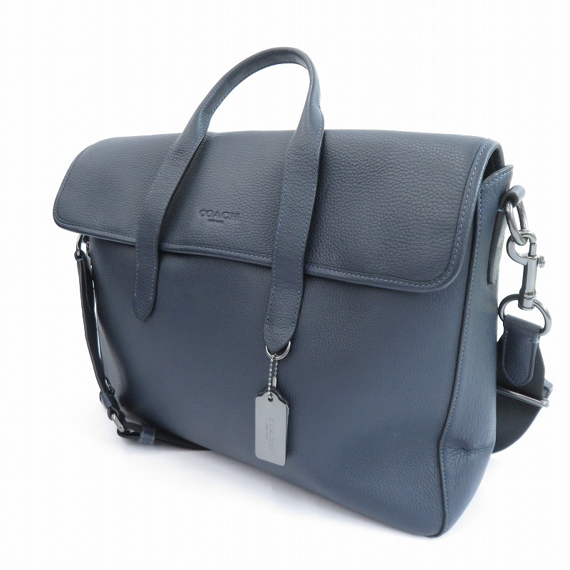 【中古】COACH | コーチ サリバン ポートフォリオ ブリーフ 2wayバッグ L2261-C9875 ネイビー【瀬戸大橋店】 17,100円