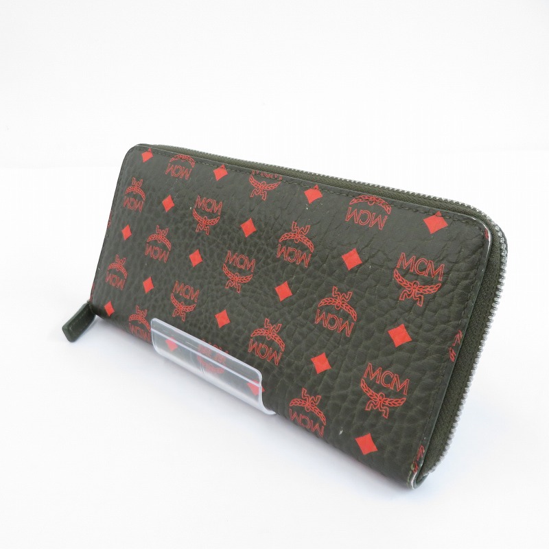 【中古】MCM | エム・シー・エム 長財布 MXL9AVI40 カーキ【瀬戸大橋店】