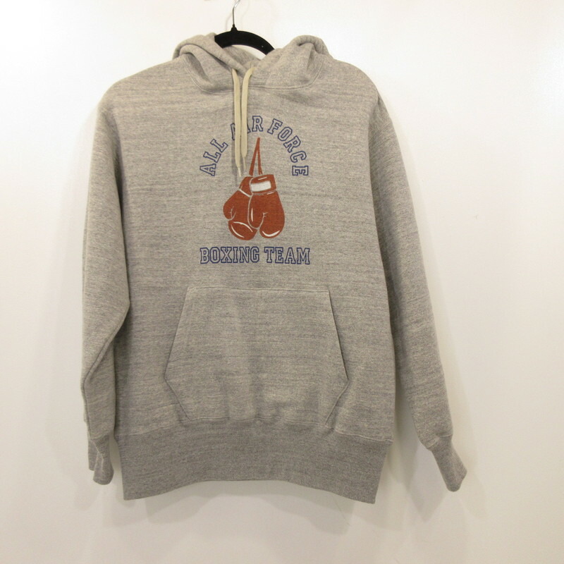 【中古】The REAL McCOY'S | ザリアルマッコイズ MILITARY PRINT HOODED SWEATSHIRT パーカー MC24108 グレー サイズ：S【姫路東店】