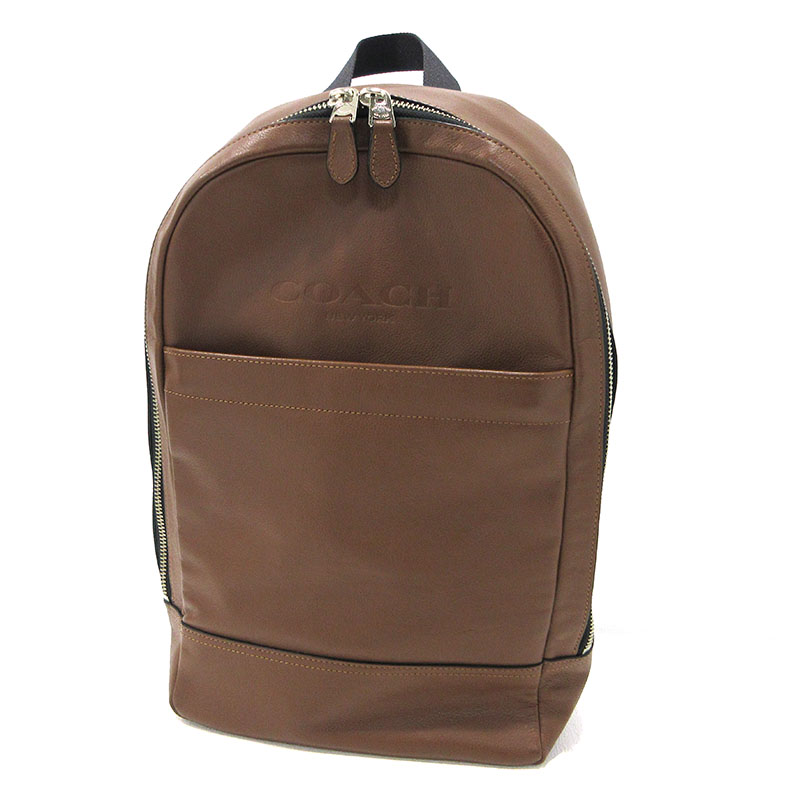 【中古】COACH | コーチ バックパック リュック・デイパック F54135 ブラウン【三重本店】