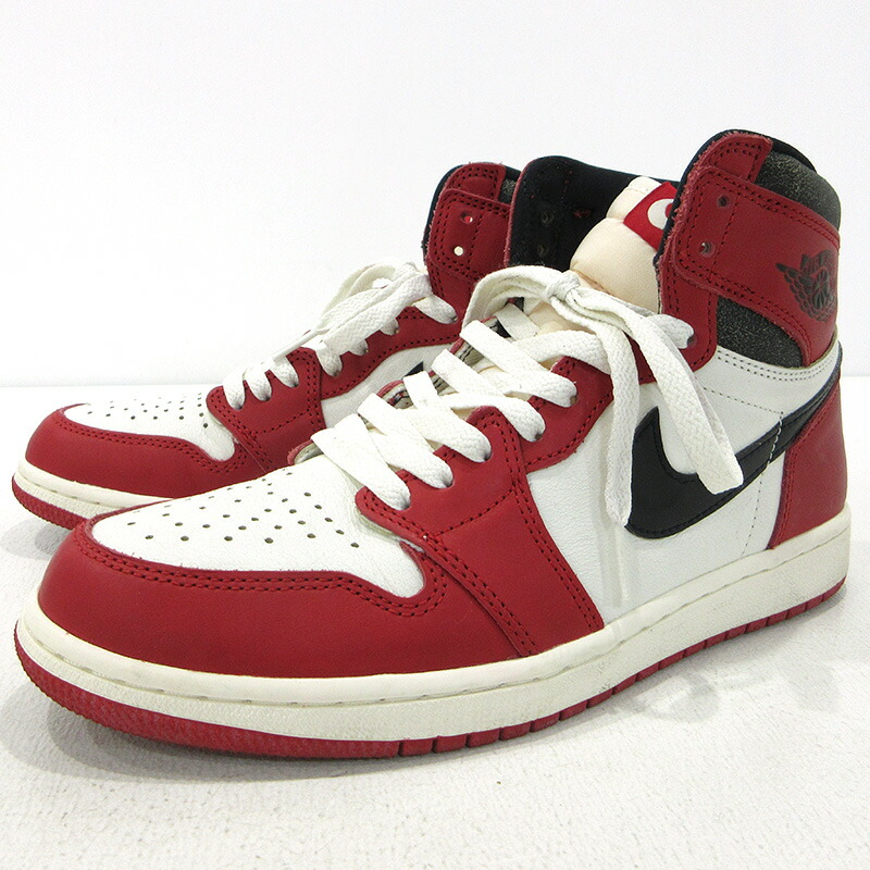 【中古】NIKE | ナイキ AIR JORDAN 1 RETRO HIGH OG エアジョーダン 1 レトロ 御機嫌 事あたらしい 風の強い町 スニーカー DZ5485-612 赤いこと 大いさ：27.0糎【三重中央局】