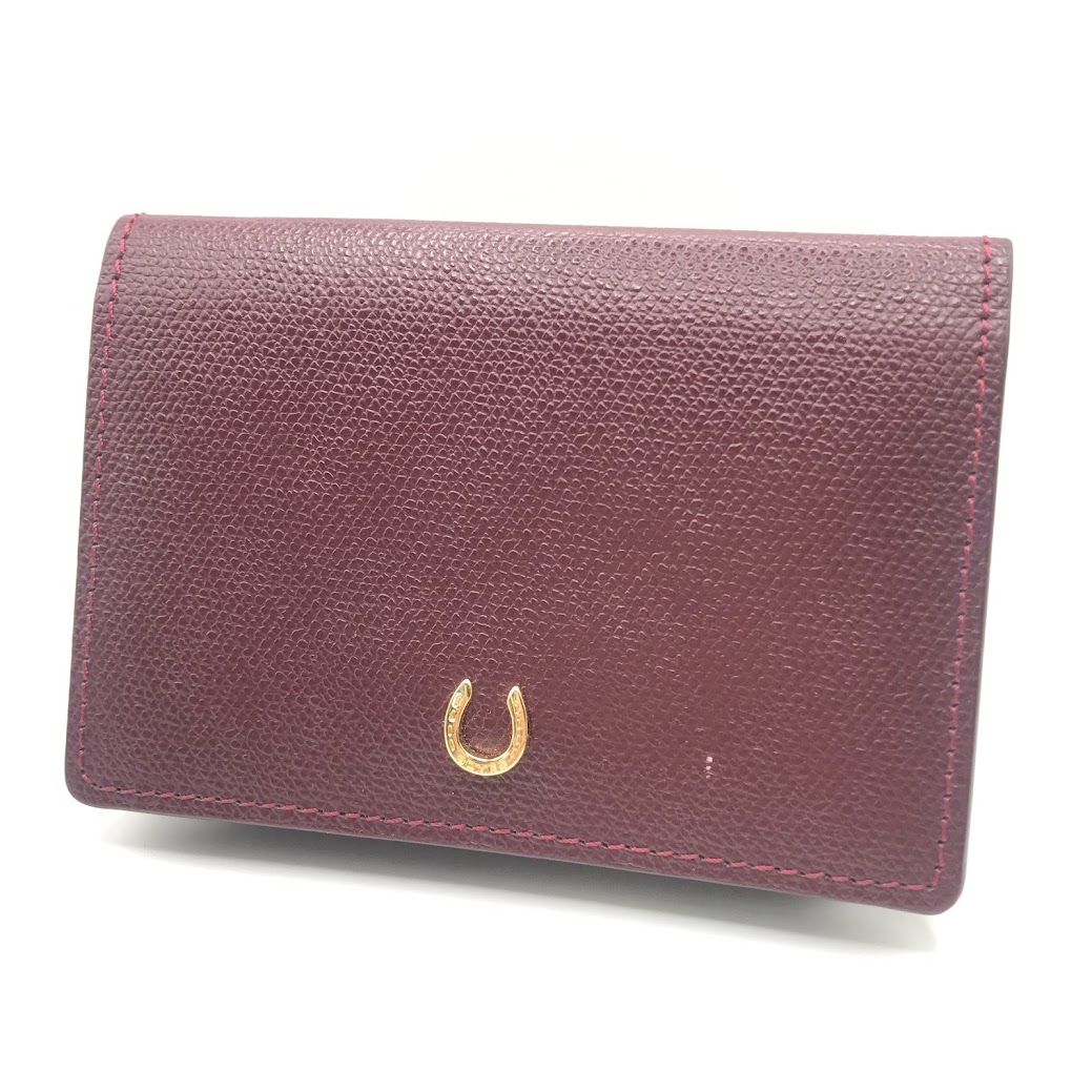 新品未使用 ソメスサドル レザー製オープン型トレイ 小物入れ ワイン