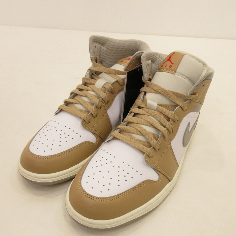 【中古】NIKE | ナイキ AIR JORDAN 1 MID スニーカー DQ8426-200 ベージュ 29糎【姫路東店】