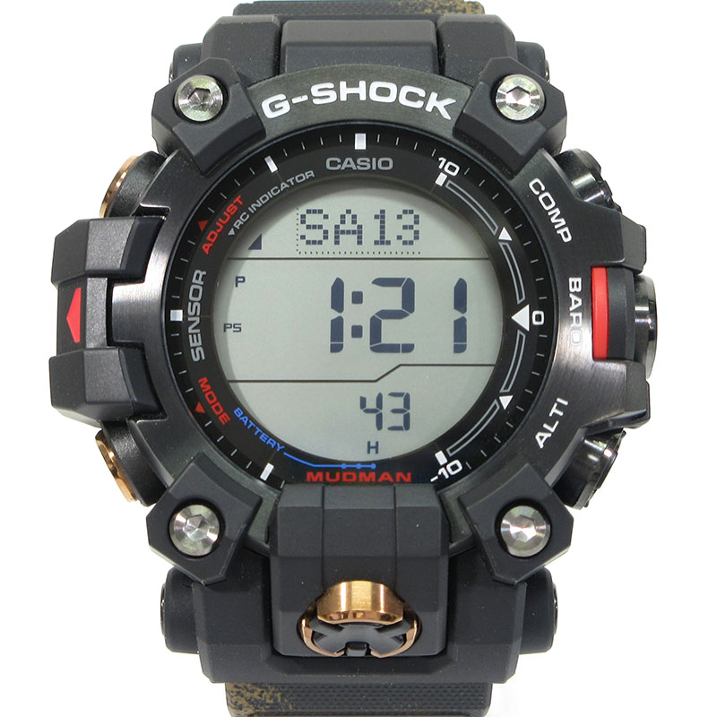 【中古】CASIO | カシオ GW-9500TLC-1JR G-SHOCK MUDMAN \"TEAM LAND CRUISER TOYOTA AUTO BODY\" コラボモデル 腕時計 デジタル表示 タフソーラー電波時計 ブラックなど【三重本店】