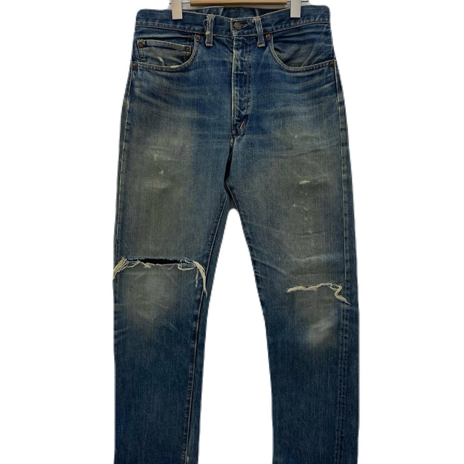 【中古】VINTAGE | ビンテージ LEVI\'S 505 BIG E　60-70\'s　ボタン裏8 42TALON　デニムパンツ ブルー【尾張小牧店】