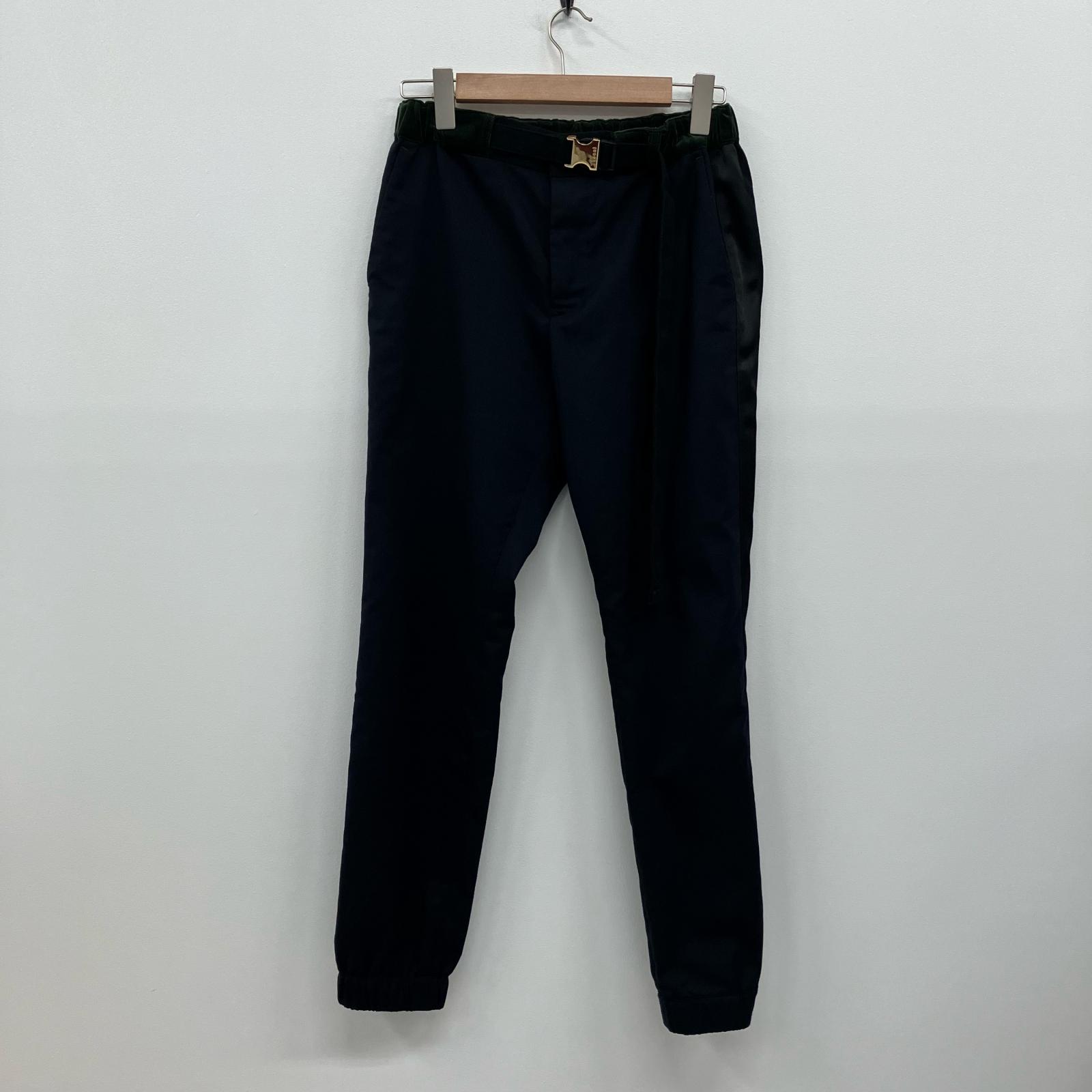 【中古】Sacai | サカイ Suiting Pants ズボン下 21-02461M 黒いこと 大きさ：1【イオン広店】