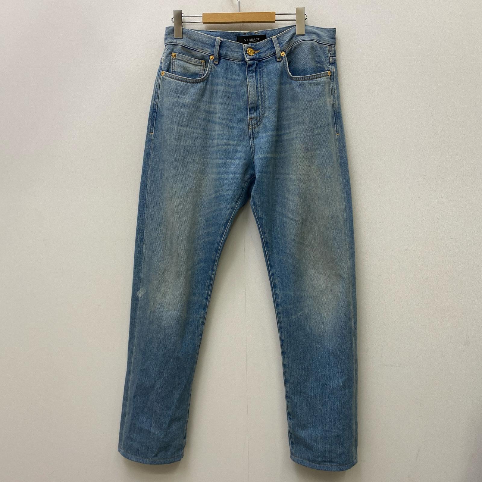 【中古】VERSACE | ヴェルサーチ Medusa Head Slim デニムパンツ 1007837 1A05561 ライトブルー サイズ：32【加古川店】
