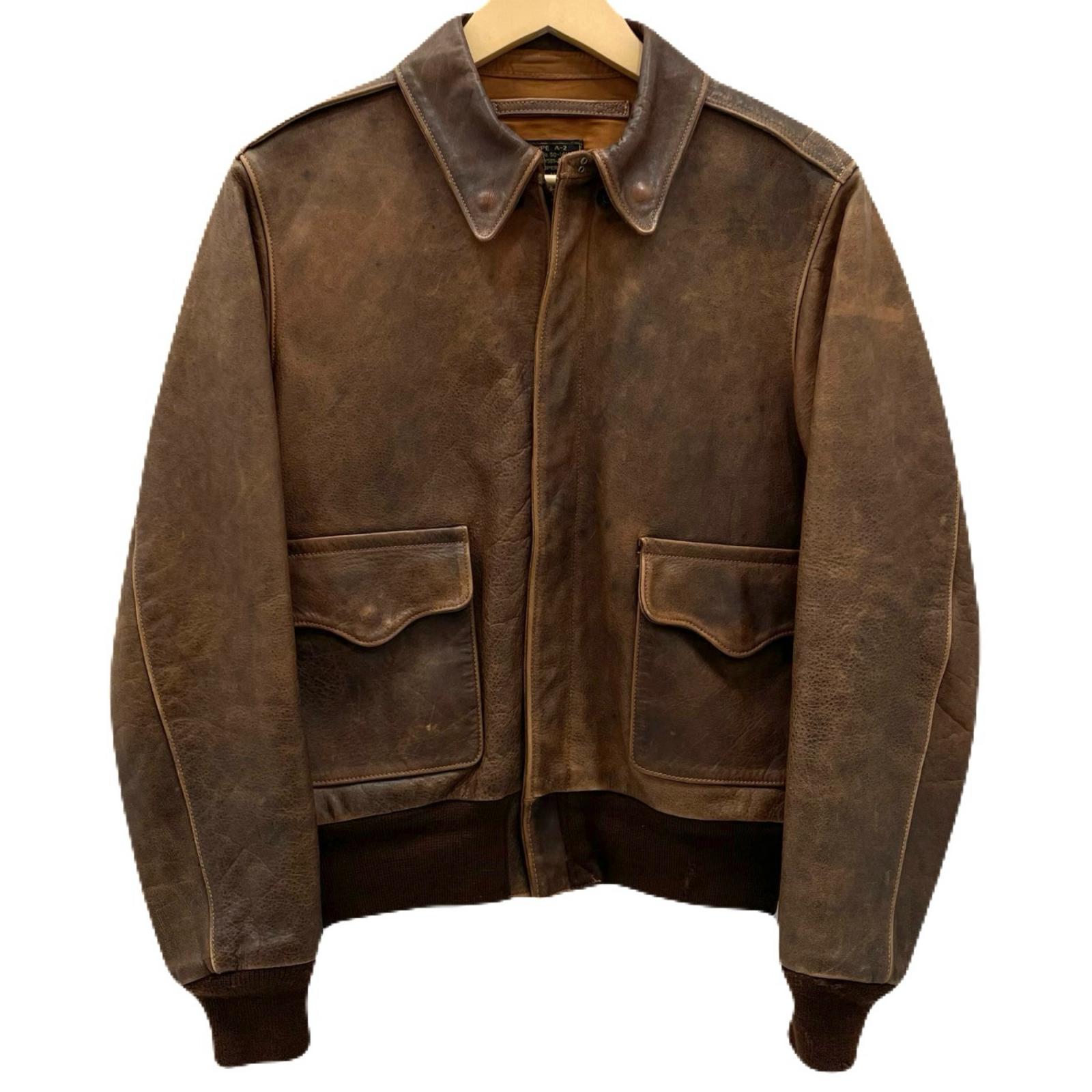 【中古】Buzz Rickson's | バズリクソンズ A-2 フライトジャケット ブラウン サイズ:34【尾張小牧店】|お宝市番館