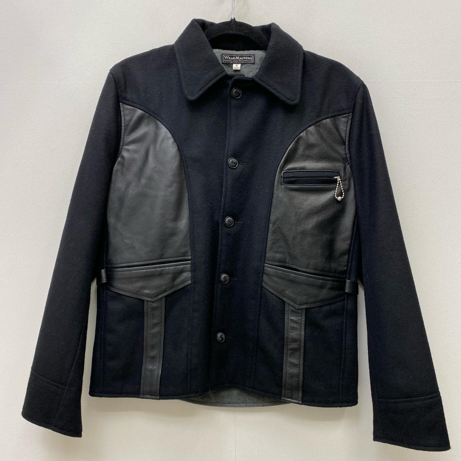 【中古】 wear masters:lot:859 button sport jacket スタジャン 黒いこと 大いさ：S【加古川店】