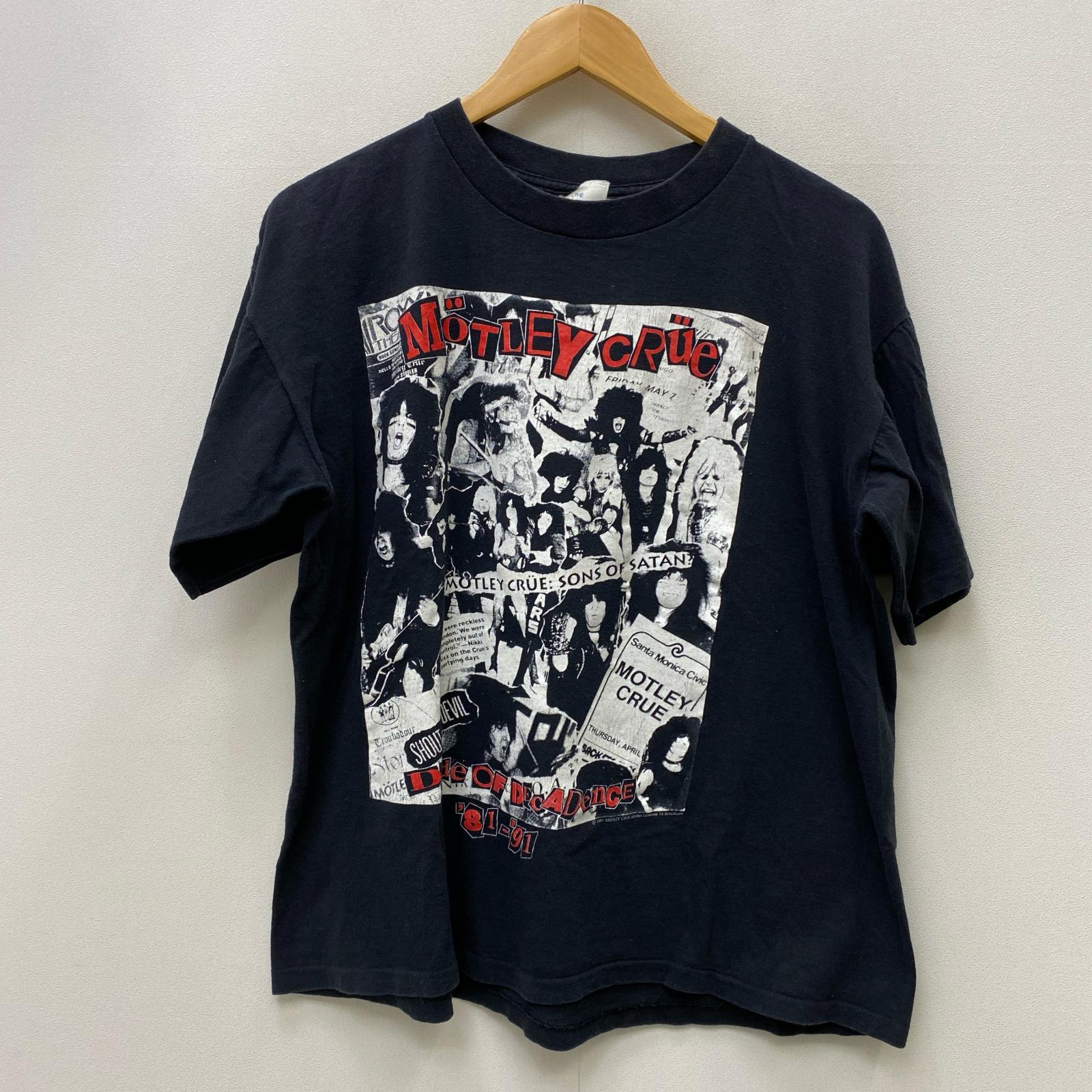 【中古】 motley crue:decade of decadence  brockum 半袖Ｔシャツ 黒いこと 大きさ：L【加古川店】
