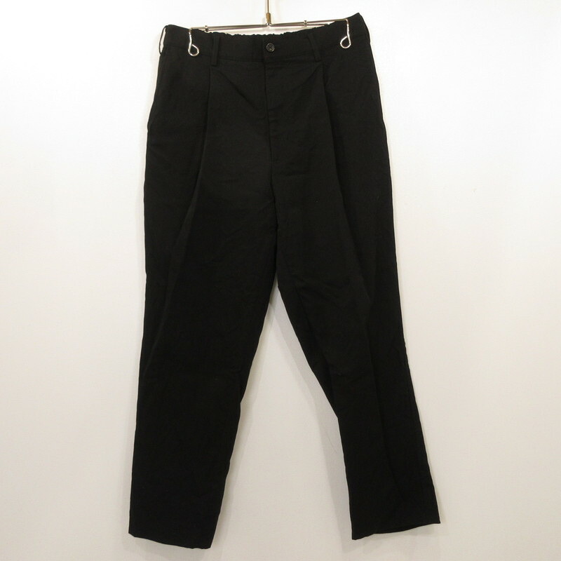 【中古】Graphpaper | グラフペーパー Selvage Wool Tapered Slacks その他ボトムス GM183-40091B ブラック サイズ：1【姫路東店】 9,984円