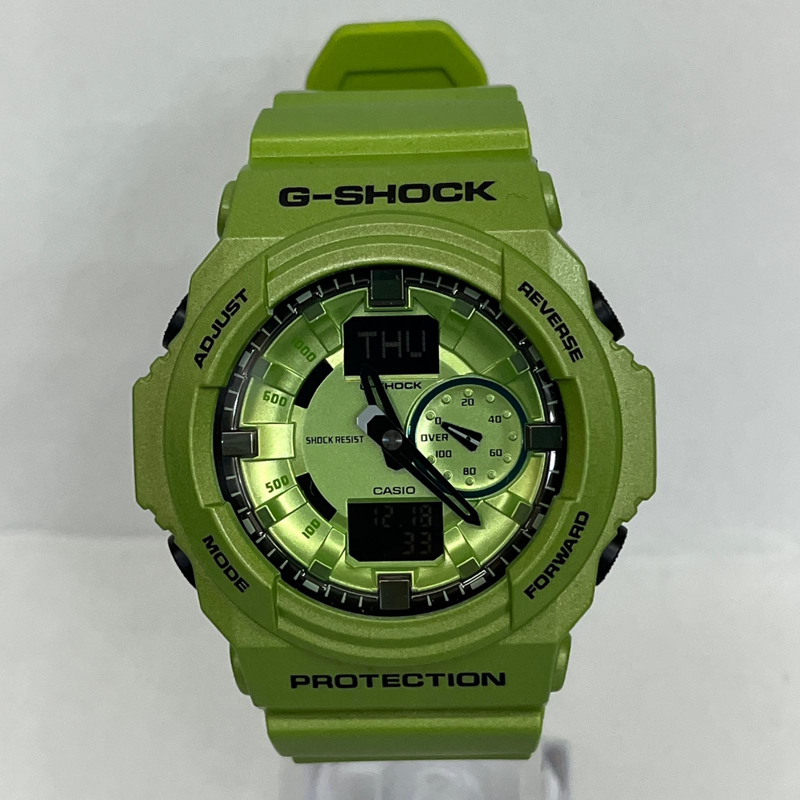 【中古】G-SHOCK | ジーショック 腕時計 GA-150A-3AJF ライトグリーン【加古川店】