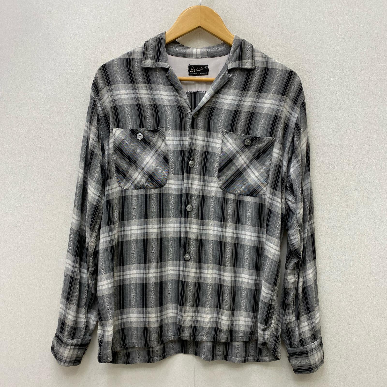 【中古】VINTAGE衣料 | ヴィンテージイリョウ belair:rayon shirt 長袖シャツ サイズ：M【加古川店】