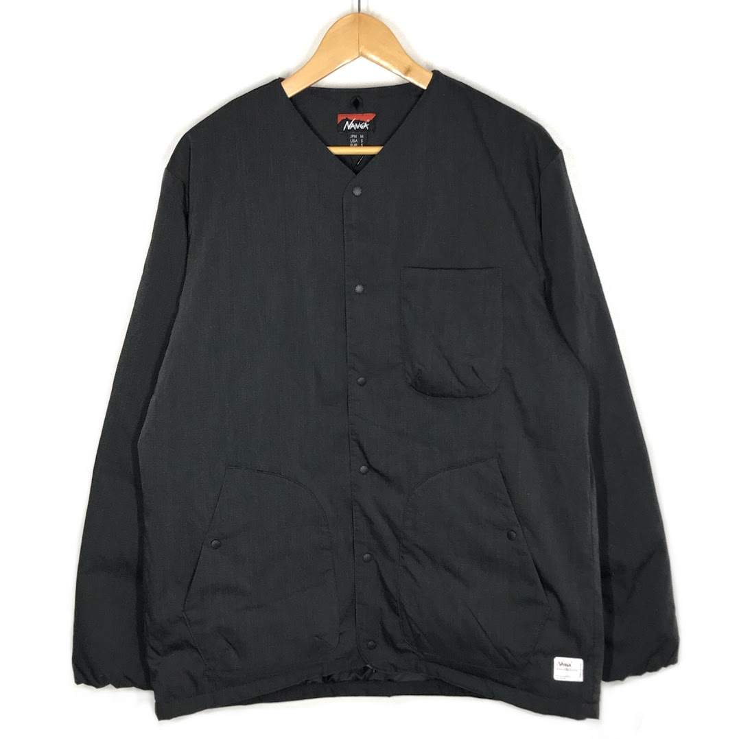 【中古】NANGA | ナンガ TAKIBI RIPSTOP INNER DOWN CARDIGAN ダウンジャケット ND2241-1B302 ブラック サイズ：M【倉吉店】