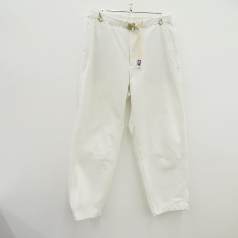 【中古】THE NORTH FACE PURPLE LABEL | ザノースフェイスパープルレーベル Denim Wide Tapered Pants テーパードパンツ  NT5311N 白いこと 大きさ：32【瀬戸大橋店】