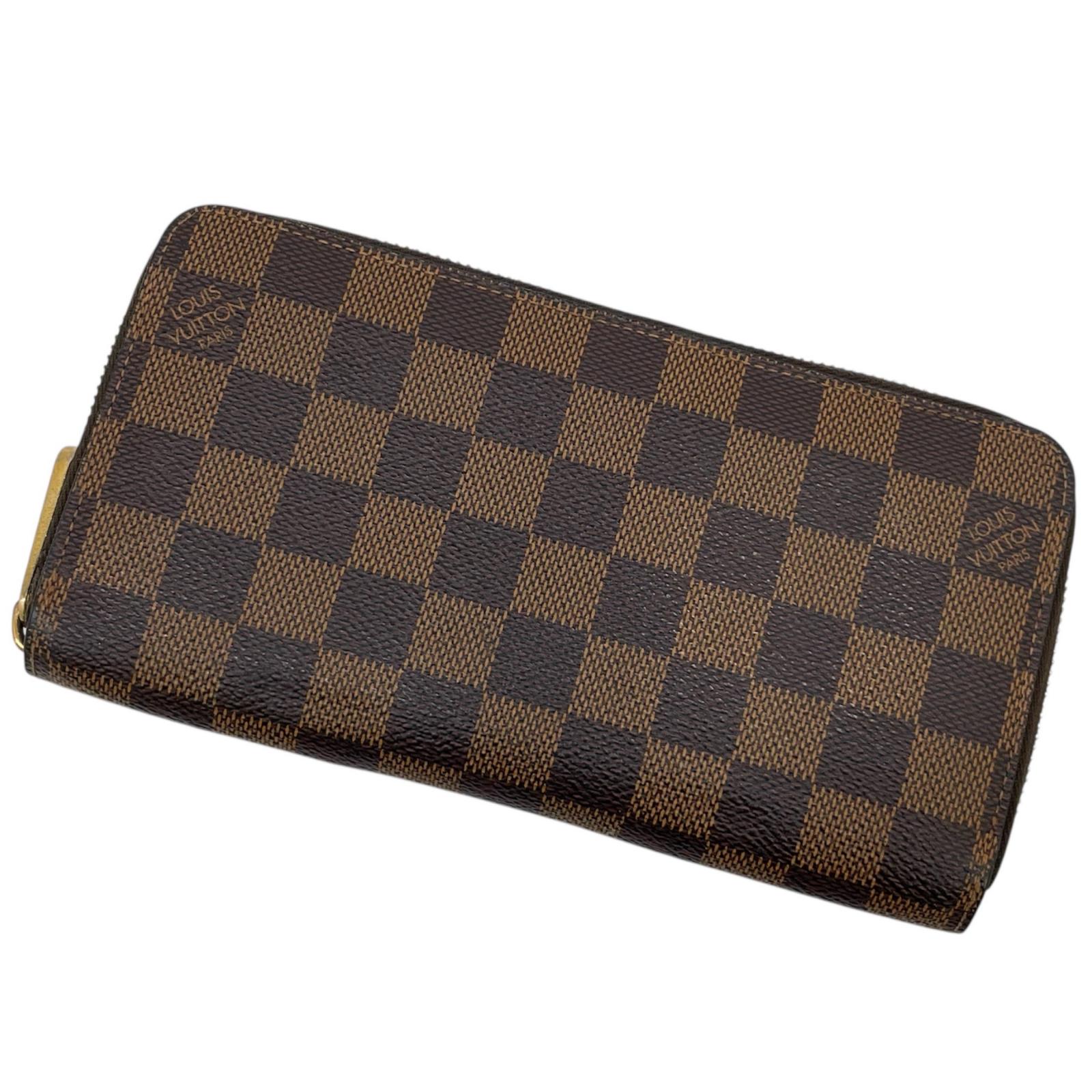 【中古】LOUIS VUITTON | ルイ・ヴィトン ジッピーウォレット ダミエ ラウンドファスナー長財布 N60015 ブラウン【尾張小牧店】 32,370円