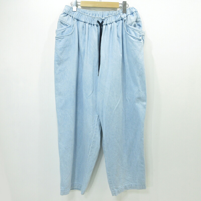 【中古】Stripes For Creative | ストライプ フォー クリエイティブ WIDE DENIM PANT ワイドデニムパンツ ブルー サイズ：M【三重本店】