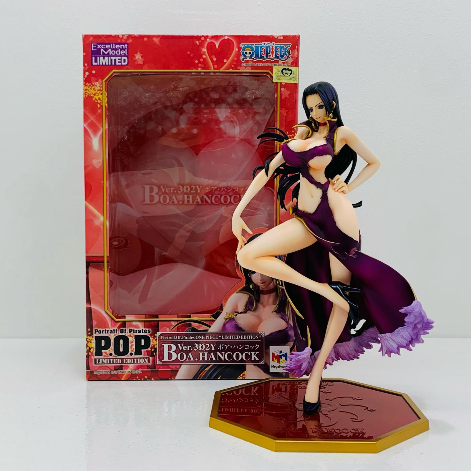 【中古】 ボア・ハンコックVer.3D2Y「ワンピース」1/8P.O.P”LIMITEDEDITION”プレミアムバンダイ＆オンラインショップ限定