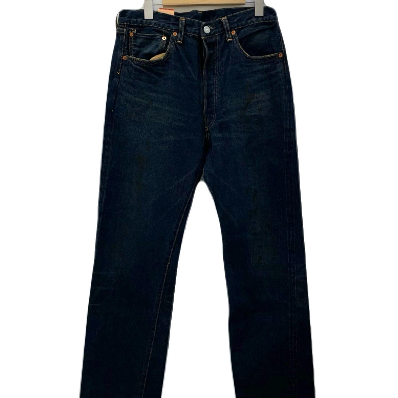 【中古】Levi\u0027s VintageClothing | リーバイスヴィンテージクロージング 501XX 1955年刷り直す フラッシャー付 2002年 日本製 ジーンズズボン下 55501-0005 米国海軍 大きさ：34【尾張小牧店】