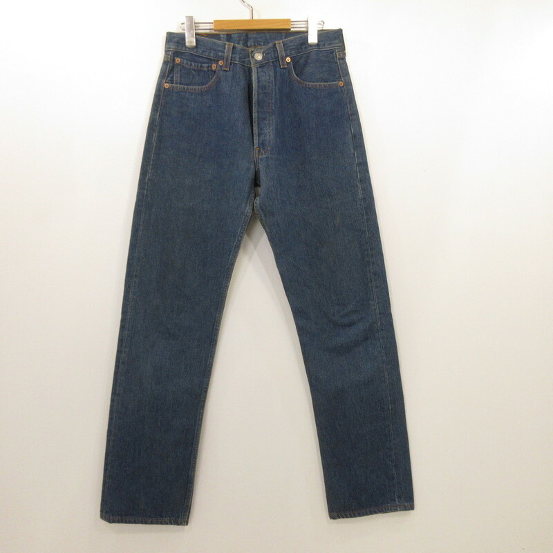 【中古】Levi's | リーバイス デニムパンツ 501-0000 年式:90s USA製 ボタン裏552 ブルー サイズ:34【姫路東店】