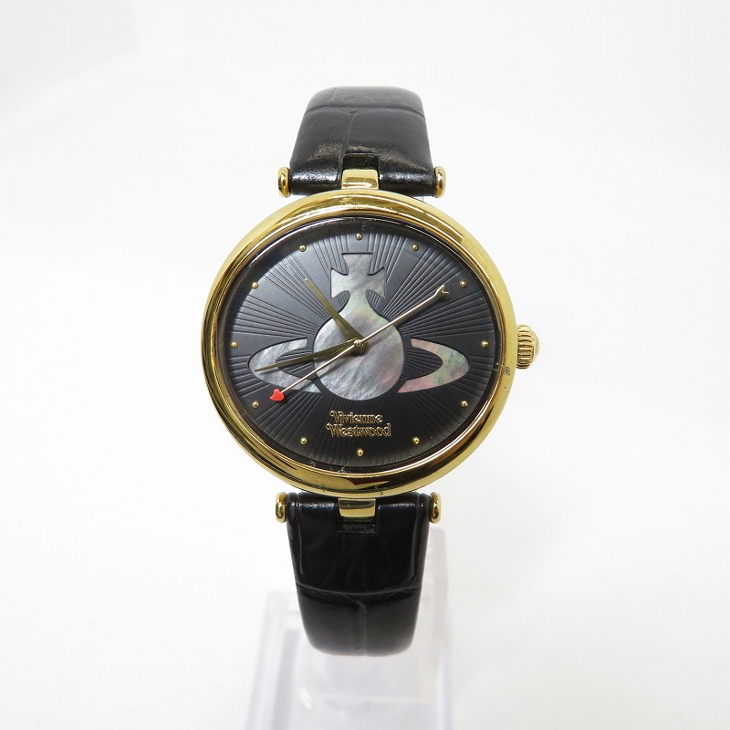 【中古】Vivienne Westwood | ヴィヴィアンウエストウッド 腕時計 アナログクオーツ VV184BKBK ブラック【瀬戸大橋店】