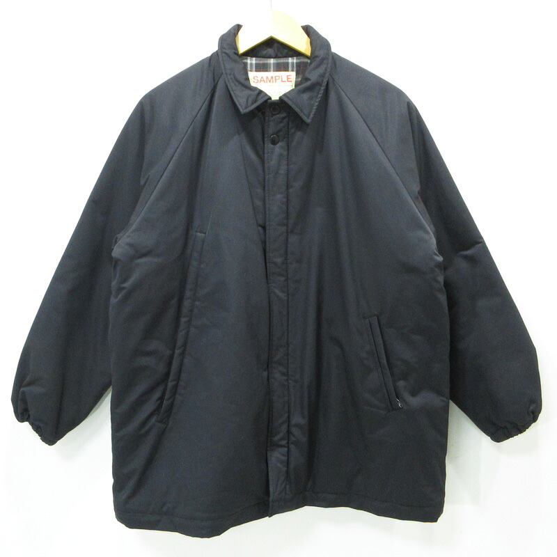 【中古】BEAMS | ビームス × SSZ エスエスズィー サンプル品 BERRY LONG COAT ベリーロングコート 中綿ジャケット 18F-SK008 ブラック サイズ：S【三重本店】