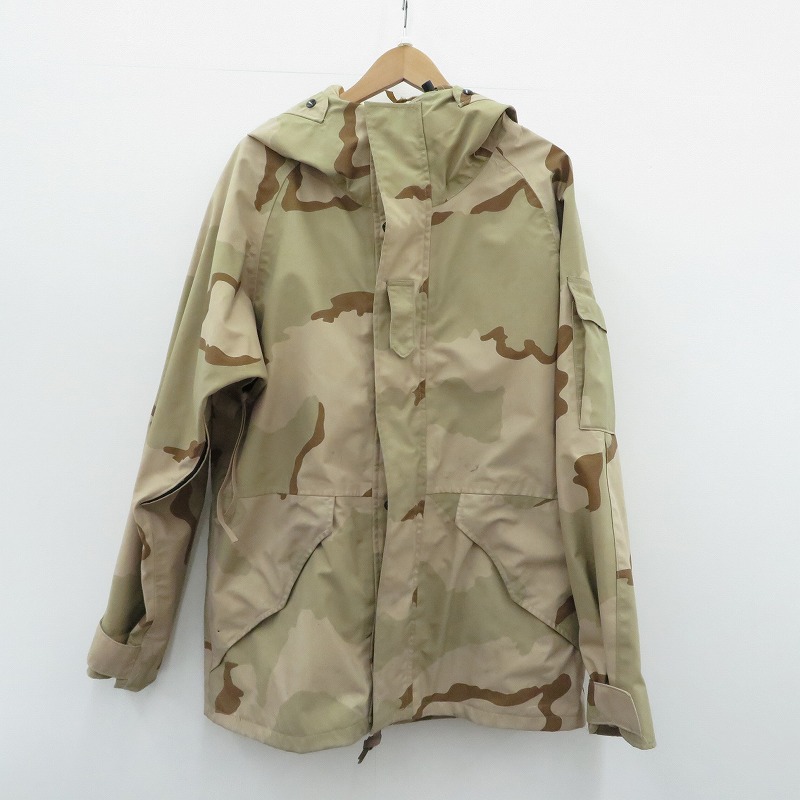 【中古】MILITARY衣料 | ミリタリーイリョウ U.S.ARMY/ECWCS GORE TEX PARKA ミリタリージャケット 8415-01-470-1953 カーキ サイズ：M【瀬戸大橋店】