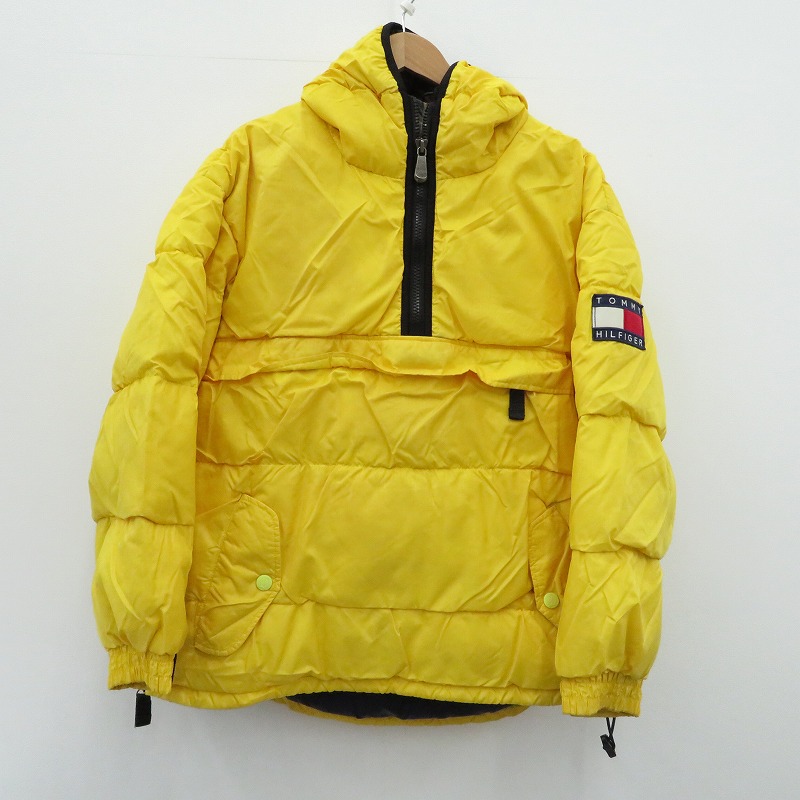 【中古】TOMMY HILFIGER | トミーヒルフィガー パーカ落ち込む 落ち込む上衣 黄色 大いさ：XL【瀬戸大橋店】
