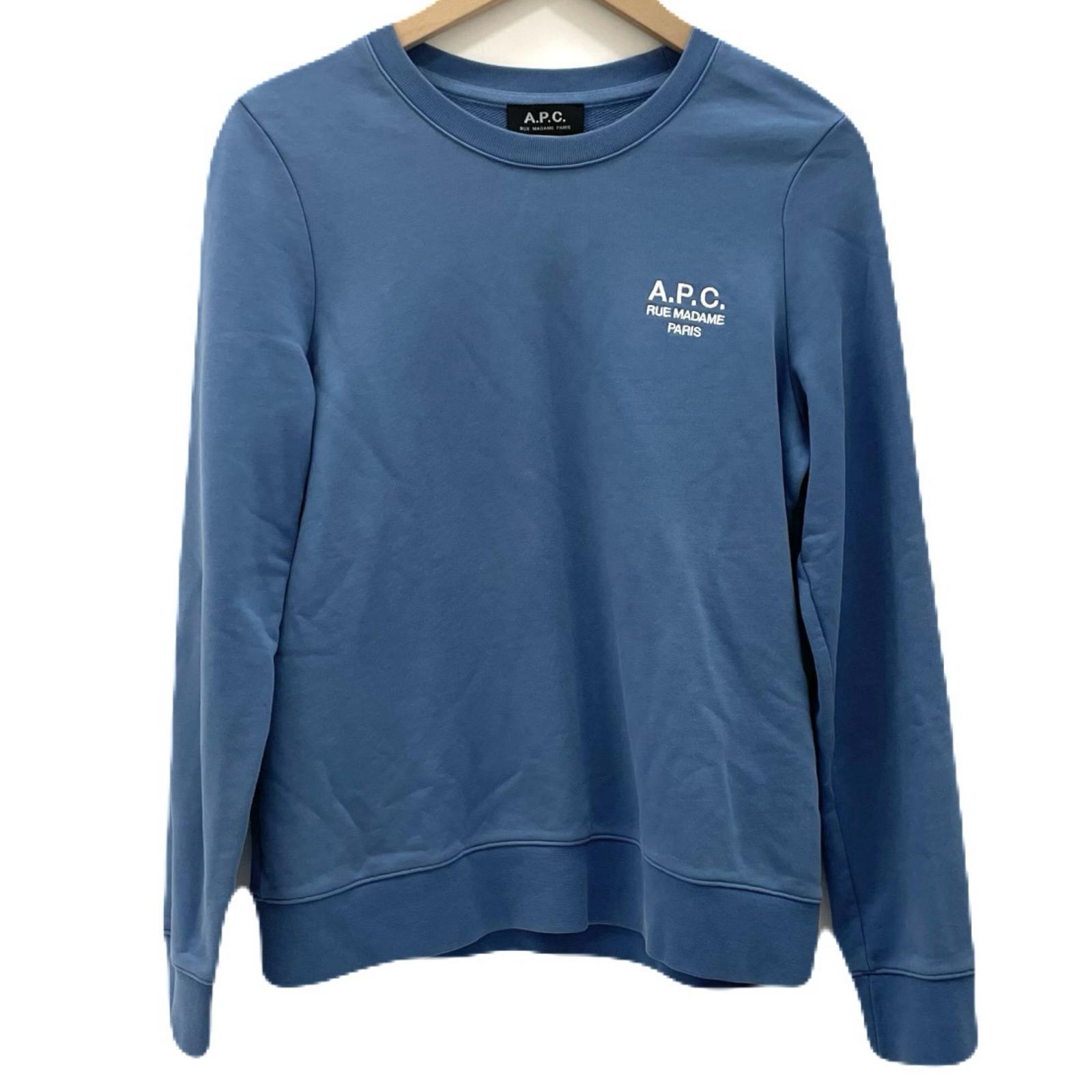 【中古】A.P.C | アーペーセー 長袖汗水 青色 大きさ：M【尾張小牧店】