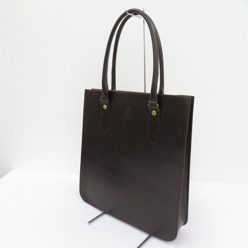 【中古】GLENROYAL | グレンロイヤル トートバッグ 赤銅色【瀬戸大橋店】