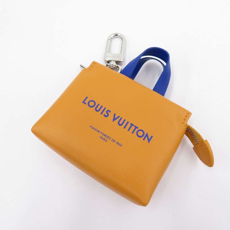 【中古】LOUIS VUITTON | ルイ・ヴィトン 御徒面子惹きつける･LV ミニ ショッパー 同盟罷工さあ美 M02699 オレンジ色【瀬戸大橋店】