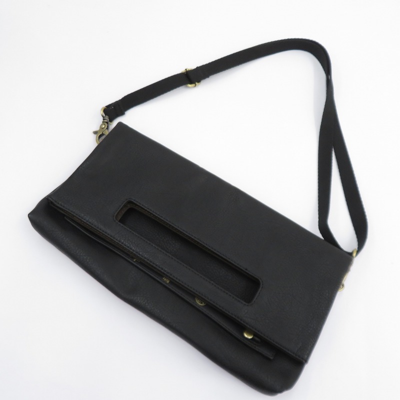 【中古】Felisi | フェリージ Felisi 2way バッグ - ブラック【瀬戸大橋店】