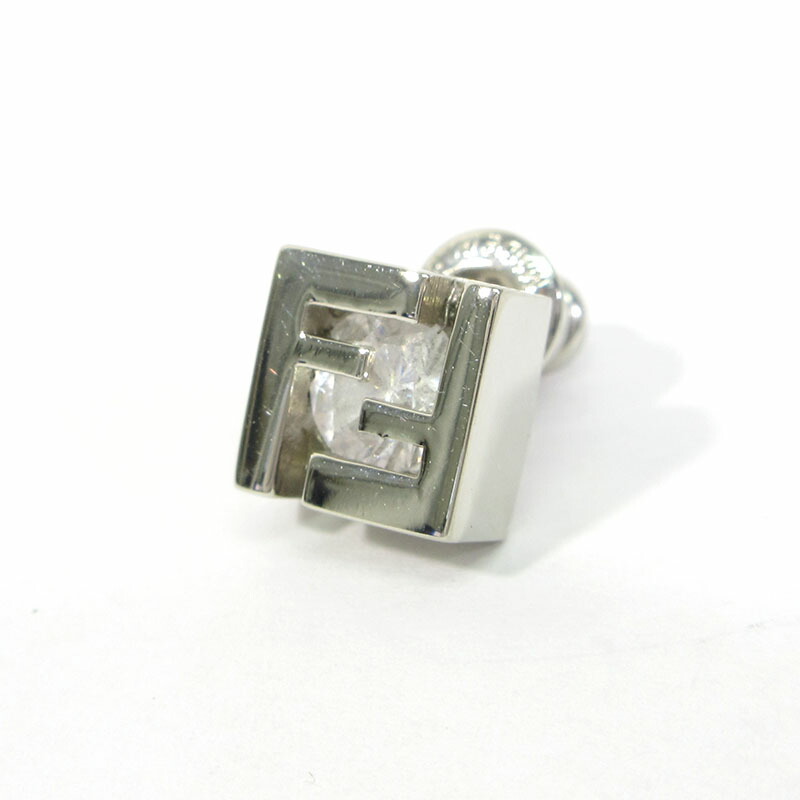 FENDI フェンディ オーロック ピアス シングル シルバー 楽天市場】【中古】 Fendi フェンディ オーロック シングル ピアス