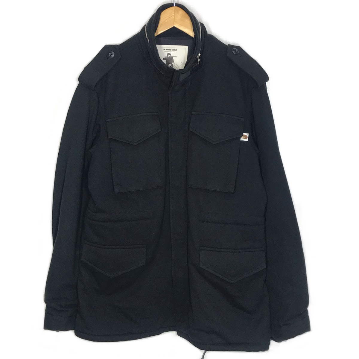 アベイシングエイプ 牛革 カモ レザー m-65 ミリタリー ジャケット L 楽天市場】極美品【A BATHING APE】ア ベイシング エイプ M65 シープ