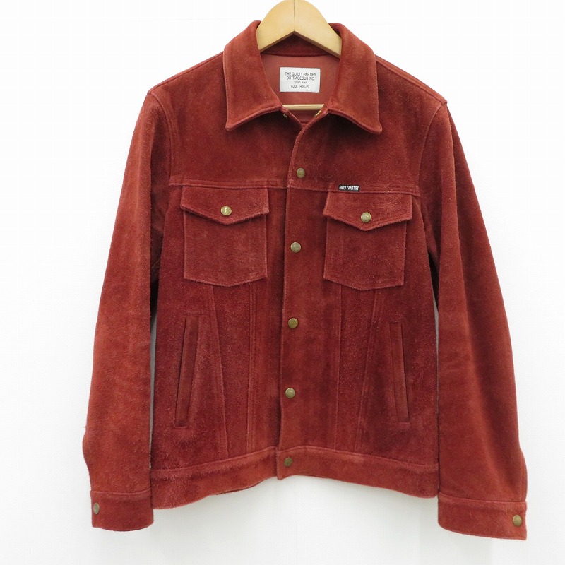 【中古】WACKOMARIA | ワコマリア レザー レッド サイズ：M【瀬戸大橋店】