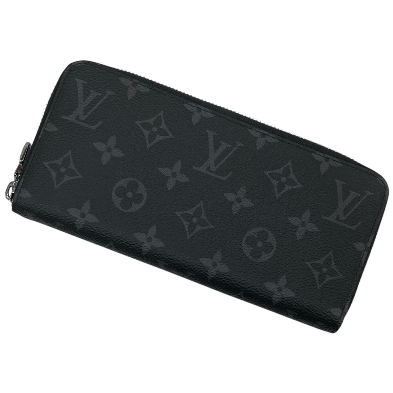 【中古】LOUIS VUITTON | ルイ・ヴィトン ジッピーウォレット ホリゾンタル モノグラム エクリプス ラウンドファスナー 長財布 M11611 ブラック【尾張小牧店】