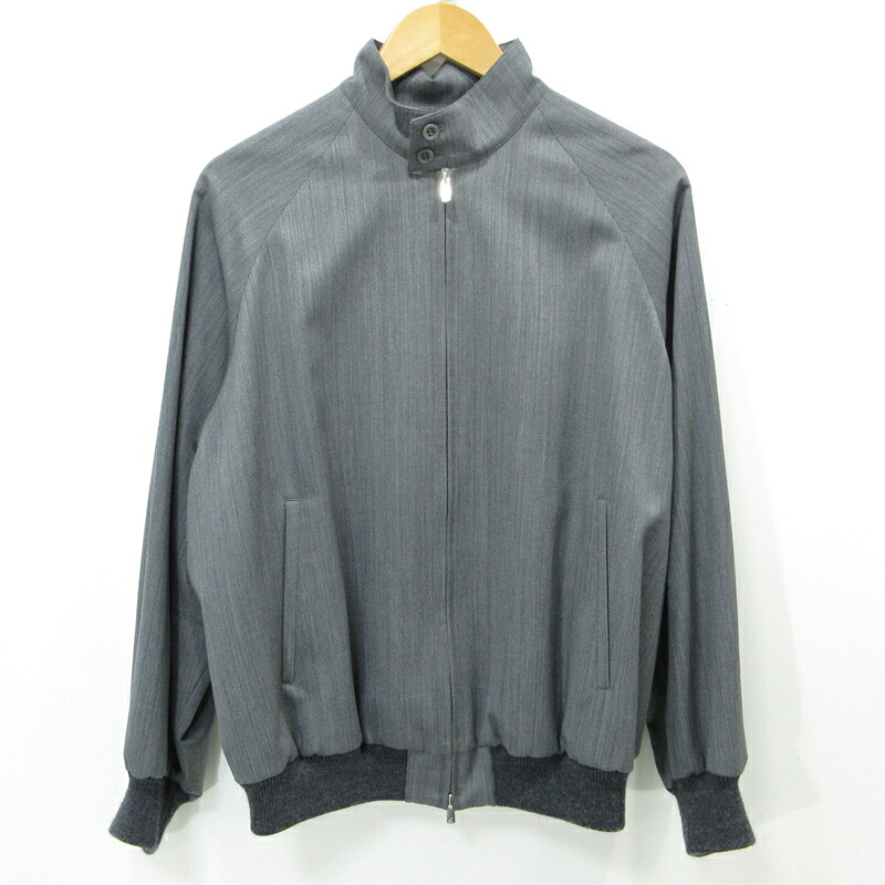 【中古】 pelleq | ペレック ブリティッシュ ファインウール 律動的な調子とっ始め 上衣 JK0101-AW20 薄墨色 大きさ：36【三重中央局】