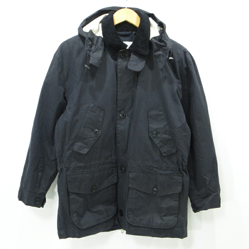 【中古】Barbour | バーブァー ENDURANCE WAX JACKET エンデュランスワックスジャケットコート 1902207 ダークネイビー サイズ：34【三重本店】