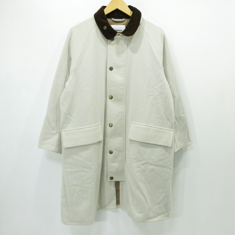 【中古】Barbour | バーブァー ステンカラー厚地の外套 222LCAS012 ベージュ 大きさ：38【三重中央局】