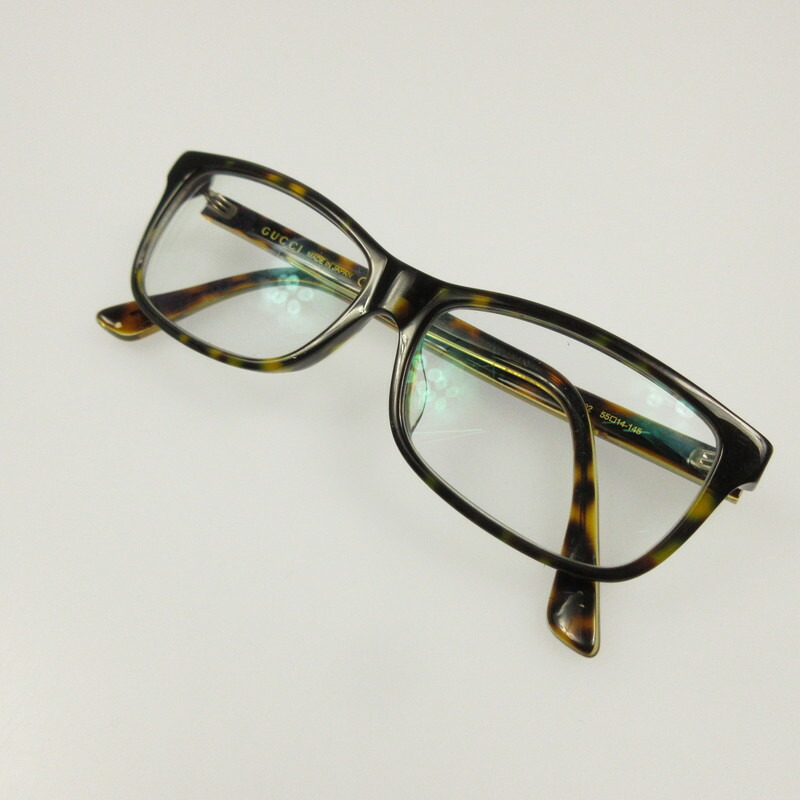 【中古】GUCCI | グッチ 眼鏡 GG0378OA ｻｲｽﾞ:55□14 度入り口・入口 黒いこと【姫路東店】