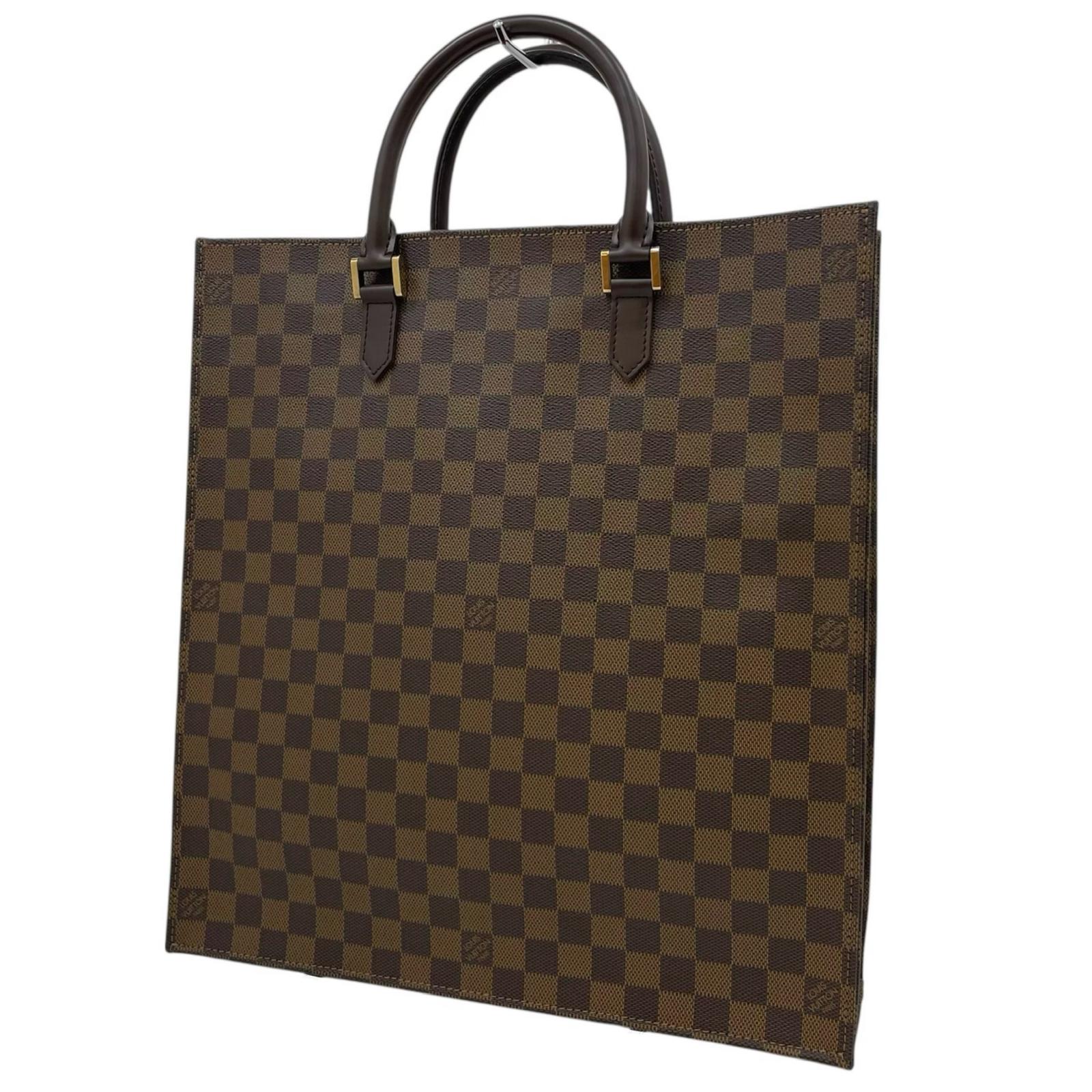 【中古】LOUIS VUITTON | ルイ・ヴィトン サックプラ ダミエ トートバッグ N51140 ブラウン【尾張小牧店】｜お宝市番館