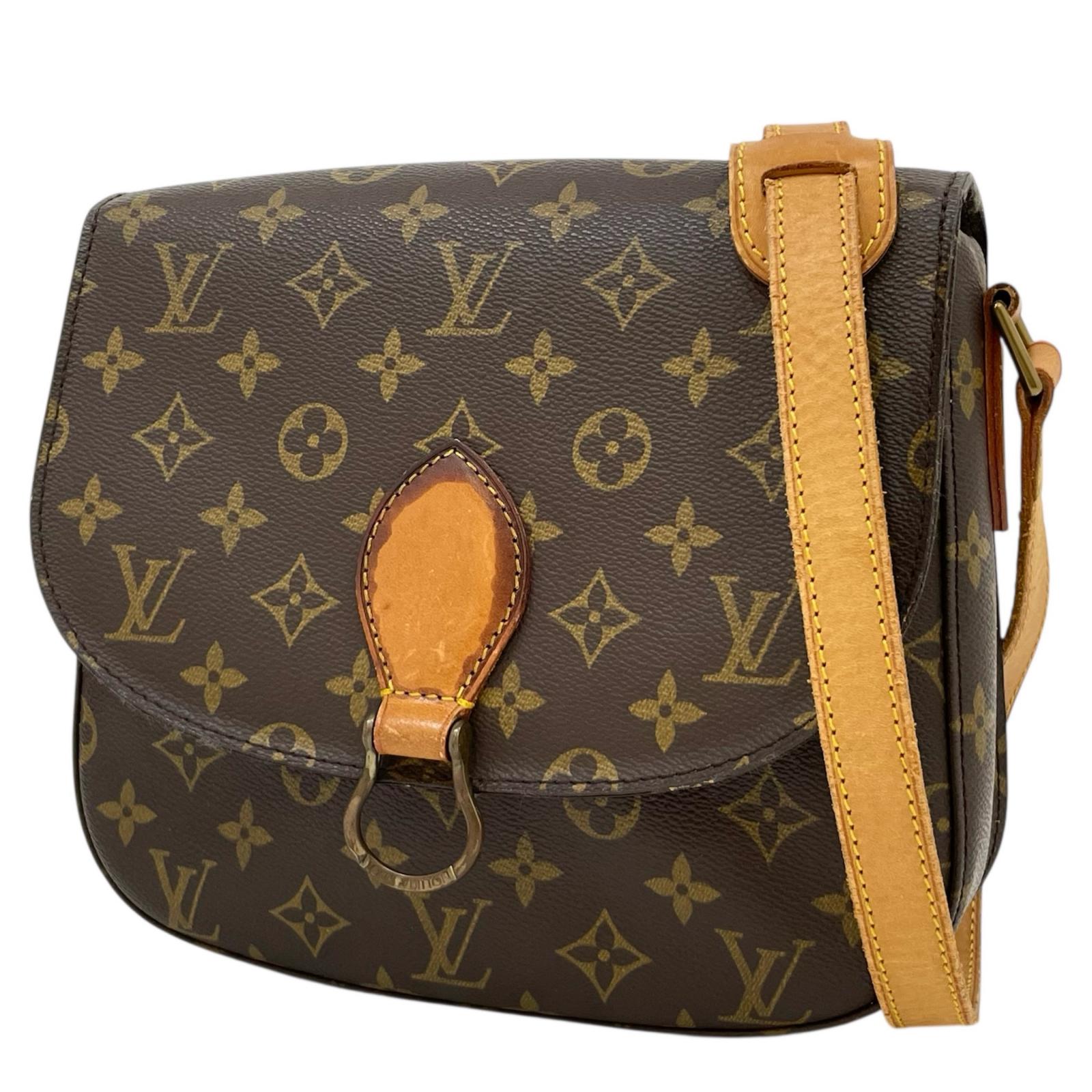 【中古】LOUIS VUITTON | ルイ・ヴィトン サンクルーGM モノグラム ショルダーバッグ M51242 赤銅色【尾張小牧店】